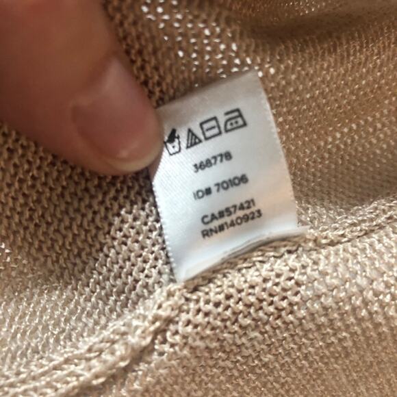 LOFT Knitted Cardigan Long Sleeve Jacket Sweater Womens S Open Front - Picture 7 of 8